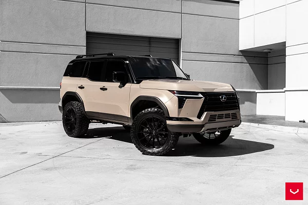 Фото дисков Vossen HFX-2 (6-Lug) Черный глянец на Lexus GX III