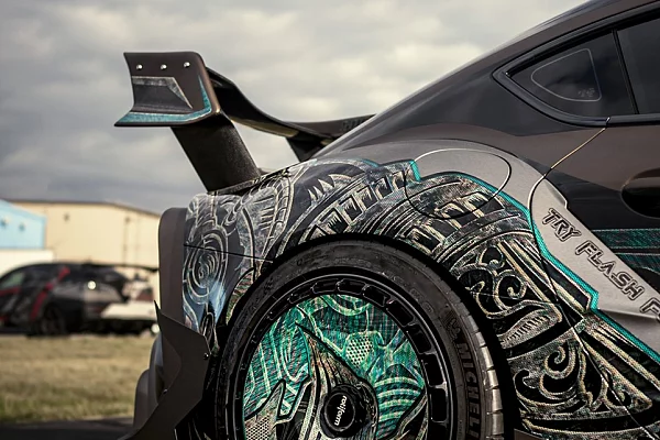 Фото дисков Rotiform TUF Сатиновый графит на Toyota Supra A90