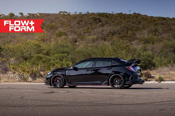 Фото дисков HRE FF04 Черный глянец на Honda Civic Type R FK8