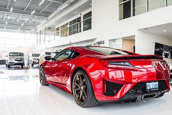 Фото дисков HRE P201 Сатиновая бронза на Acura NSX II
