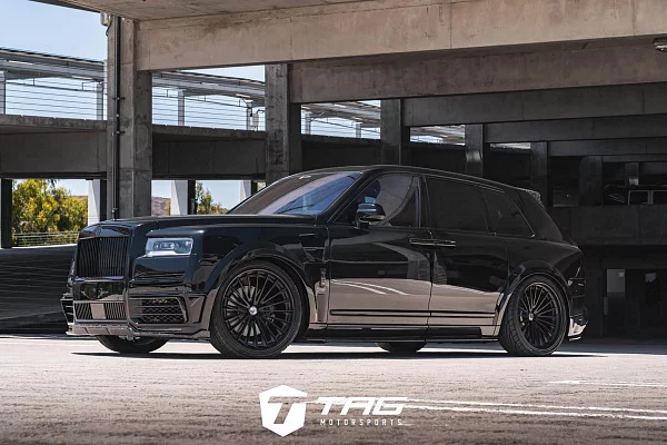 Фото дисков HRE S209H Черный сатин на Rolls-Royce Cullinan