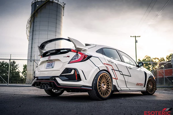 Фото дисков HRE 309M Сатиновое темное золото на Honda Civic Type R FK8