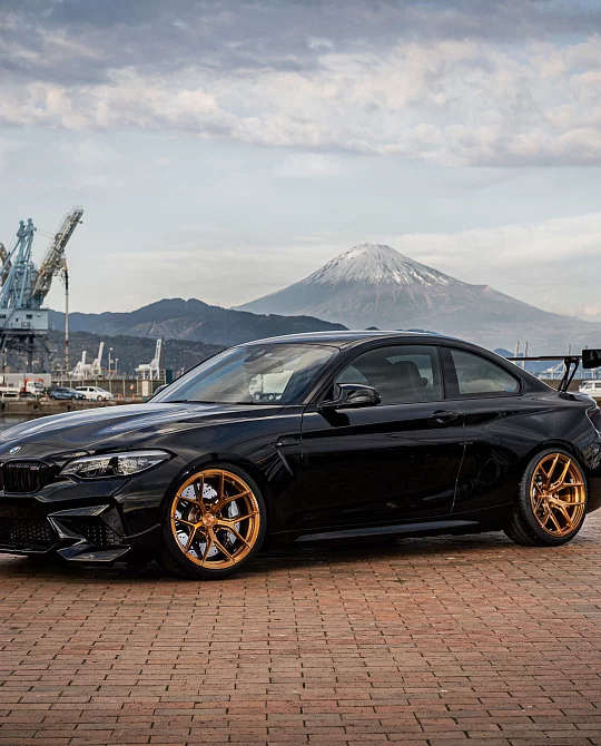 Фото дисков S21-01 Глянцевая медь на BMW 2/M2 (F22/F87)