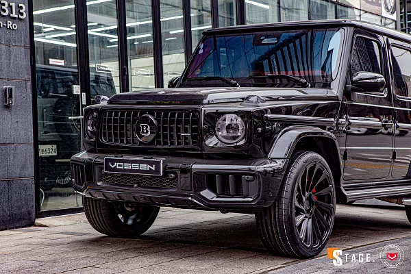 Фото дисков Vossen UV-3 Черный сатин на Mercedes-Benz G-Class III