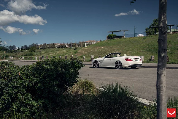 Фото дисков Vossen CV5 Алмазная проточка на Mercedes-Benz SL (R231)