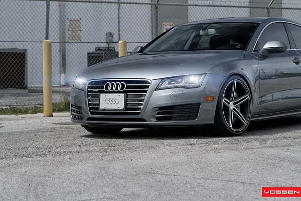 Фото дисков Vossen CV5 Алмазная проточка на Audi A/RS 7 (4G)