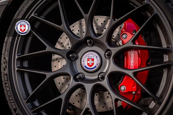 Фото дисков HRE RC100 Черный сатин на Porsche 911 VIII
