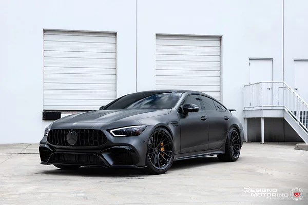 Фото дисков Vossen M-X4T Черный сатин на Mercedes-Benz AMG GT I