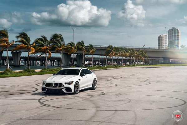 Фото дисков Vossen M-X4T (3-Piece) Глянцевый темный лак на Mercedes-Benz AMG GT I