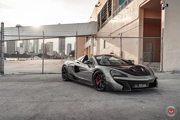Фото дисков Vossen S21-01 Черный глянец на McLaren 570S