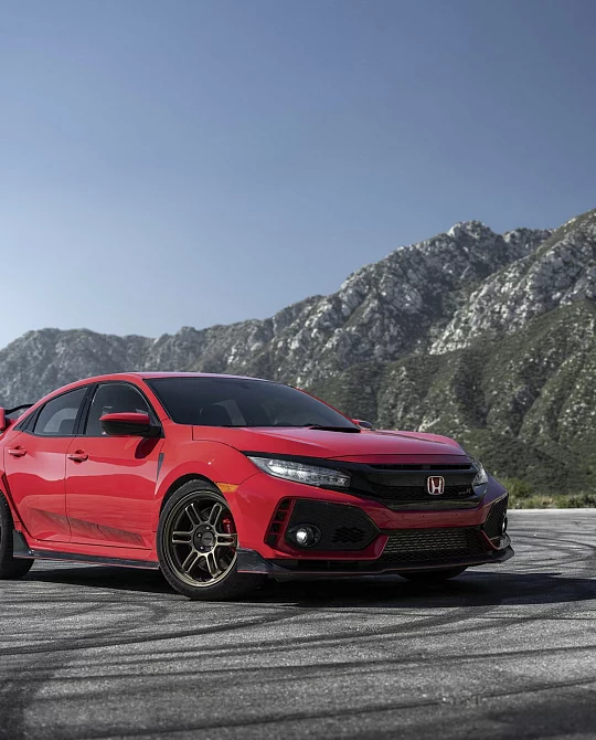 Фото дисков RPS Сатиновая бронза на Honda Civic Type R FK8