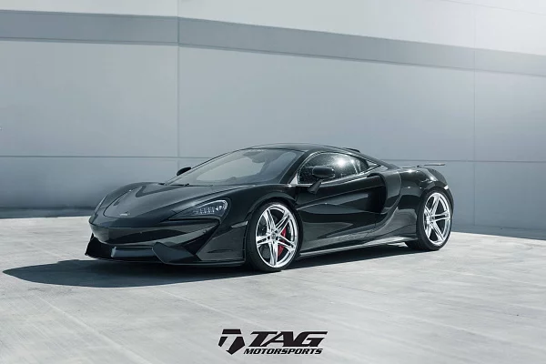 Фото дисков HRE P207 Полированный лак на McLaren 570S