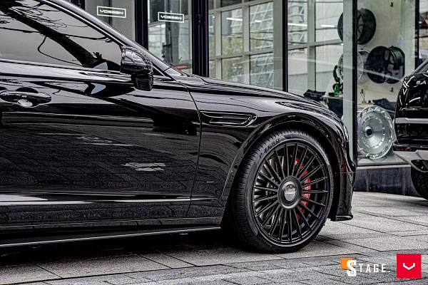 Фото дисков Vossen HF-8 Черный сатин на Bentley Flying Spur III