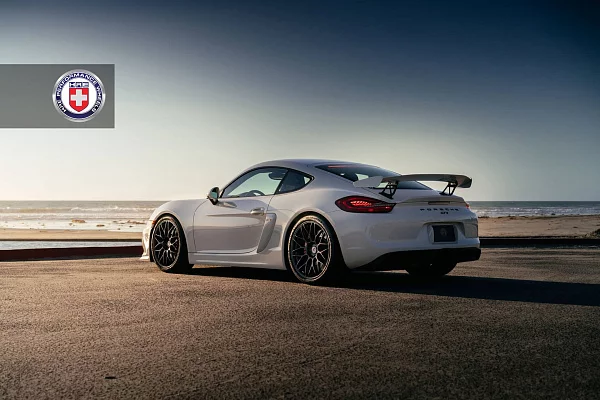 Фото дисков HRE RC100 Черный сатин на Porsche Cayman II
