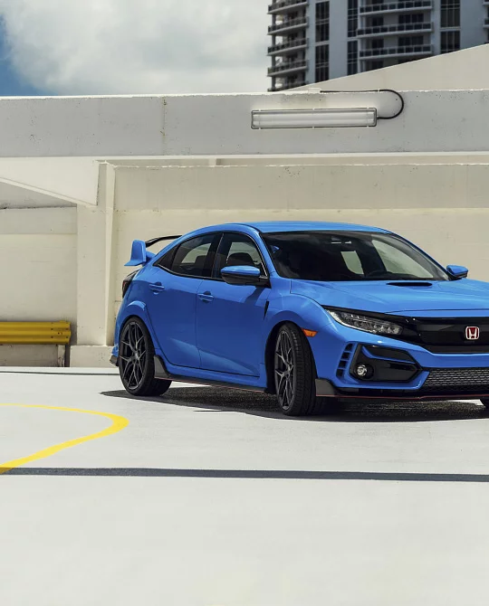 Фото дисков HF-5 Сатиновый графит на Honda Civic Type R FK8