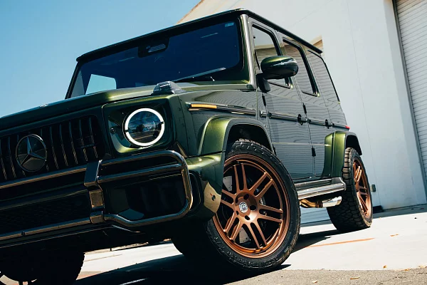 Фото дисков HRE 312 GTS Сатиновая бронза на Mercedes-Benz G-Class III