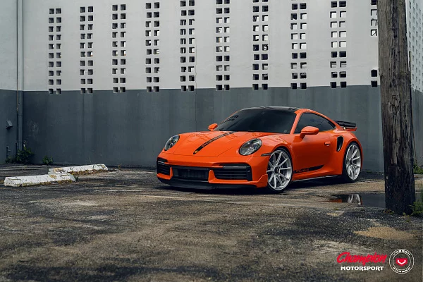 Фото дисков Vossen RS92 Глянцевый лак на Porsche 911 VIII