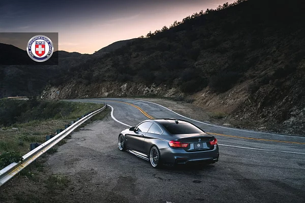 Фото дисков HRE 540 Глянцевый темный лак на BMW 4/M4 (F32/F82)
