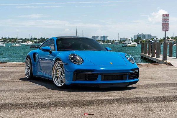 Фото дисков HRE S107SC Сатиновый лак на Porsche 911 VIII