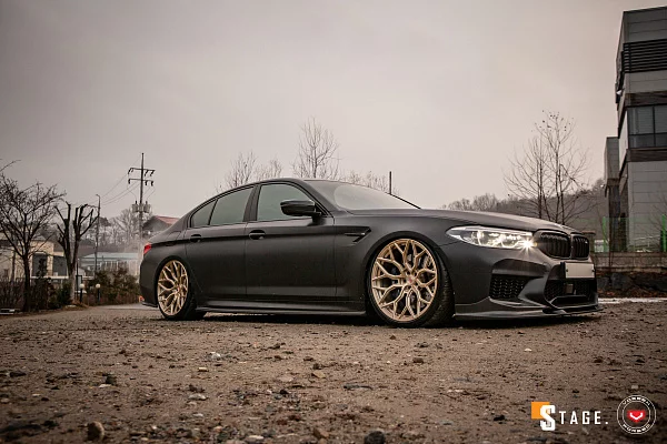 Фото дисков Vossen S17-01 Сатиновая шампань на BMW 5/M5 (G30/F90)