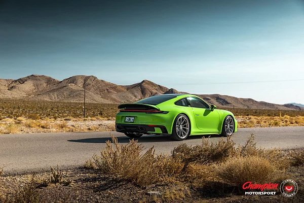 Фото дисков Vossen RS92 Полированный лак на Porsche 911 VIII