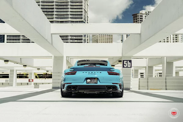 Фото дисков Vossen RS19 Черный глянец на Porsche 911 VIII
