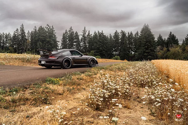 Фото дисков Vossen GEN-02 (3-piece) Черный сатин на Porsche 911 VI