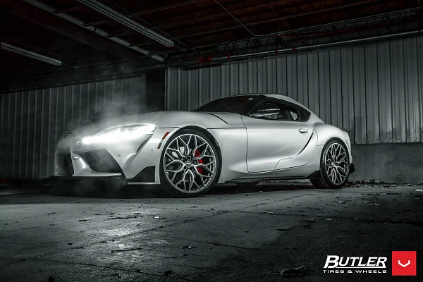 Фото дисков Vossen HF-2 Глянцевый тонированный лак на Toyota Supra A90