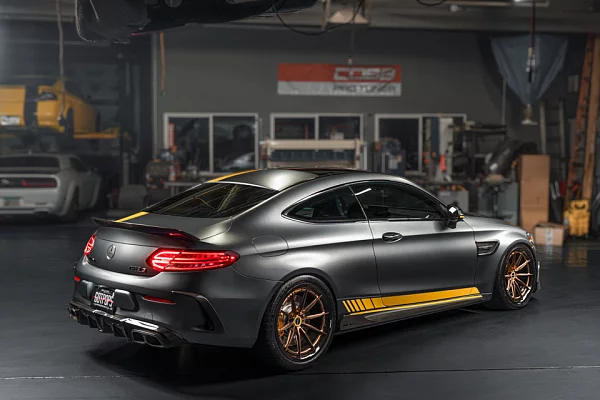 Фото дисков Brixton Forged R11-R Сатиновое темное золото на Mercedes-Benz C-Class (W205)