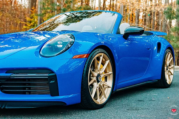 Фото дисков Vossen EVO-2R Глянцевая шампань на Porsche 911 VIII