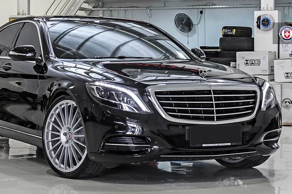 Фото дисков HRE 309M Серебро на Mercedes-Benz S-Class (W222, C217)