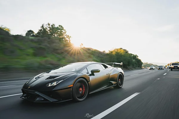 Фото дисков HRE RC103 Черный сатин на Lamborghini Huracan