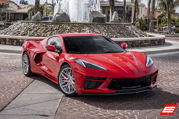 Фото дисков Vossen EVO-5 Глянцевый лак на Chevrolet Corvette C8