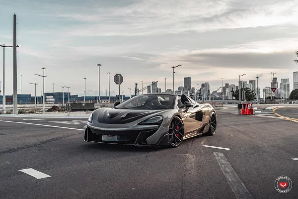 Фото дисков Vossen S21-01 Черный глянец на McLaren 570S