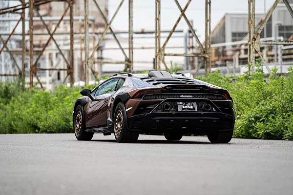 Фото дисков HRE 037 GTM Сатиновая бронза на Lamborghini Huracan