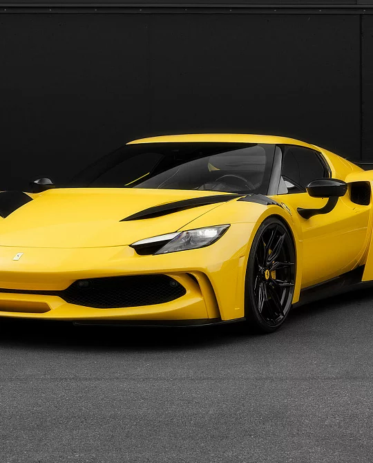 Фото дисков NF11 Черный глянец на Ferrari 296