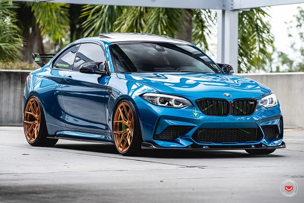 Фото дисков Vossen S21-01 Глянцевая медь на BMW 2/M2 (F22/F87)