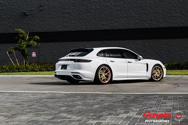 Фото дисков Vossen RS74 Глянцевая медь на Porsche Panamera II