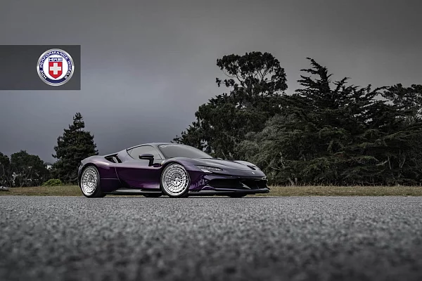 Фото дисков HRE 515 GTM Полированный лак на Ferrari SF90