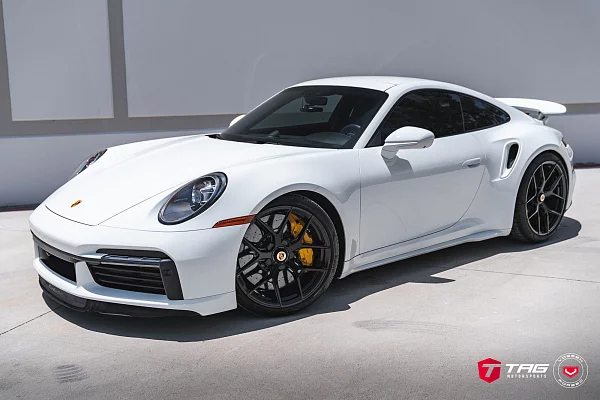 Фото дисков Vossen S21-01 Черный глянец на Porsche 911 VIII