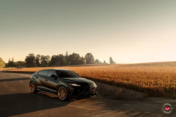 Фото дисков Vossen EVO-5 Глянцевое золото на Lamborghini Urus