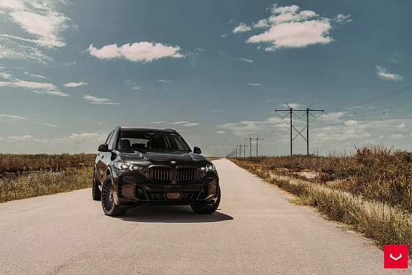 Фото дисков Vossen HF-8 Черный сатин на BMW X5/X5 M (G05/F95)