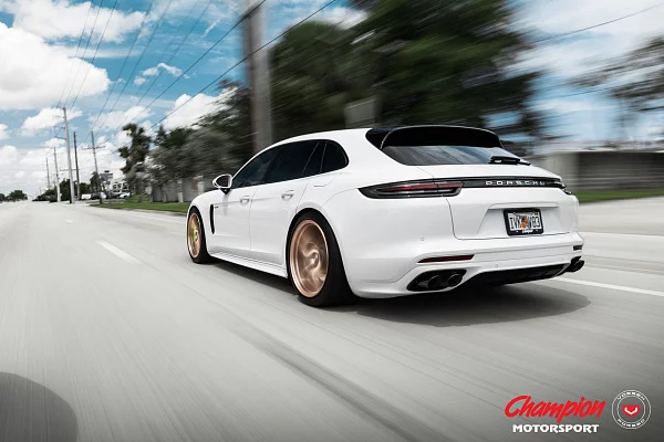 Фото дисков Vossen RS74 Глянцевая медь на Porsche Panamera II