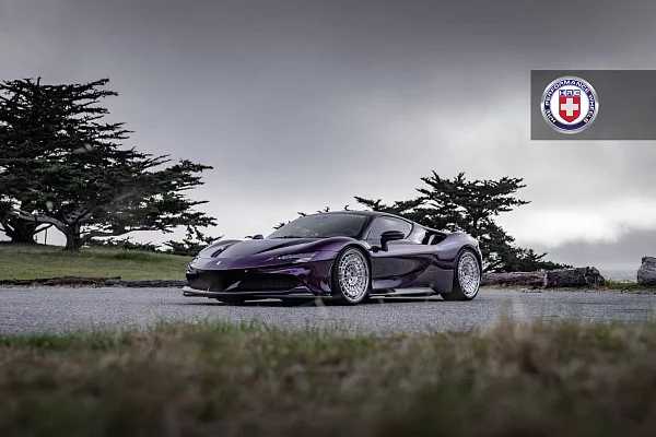 Фото дисков HRE 515 GTM Полированный лак на Ferrari SF90