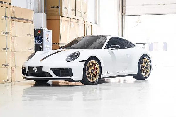 Фото дисков HRE S201H Сатиновое золото на Porsche 911 VIII
