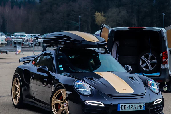 Фото дисков HRE 522M Глянцевое золото на Porsche 911 VII