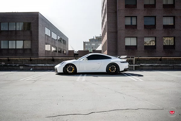 Фото дисков Vossen EVO-2 Черный сатин на Porsche 911 VIII