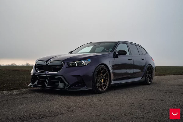 Фото дисков Vossen HF-9 Сатиновая темная бронза на BMW 5/M5 (G60/G90)