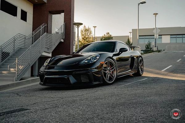 Фото дисков Vossen EVO-1 Глянцевый тонированный лак на Porsche Cayman III
