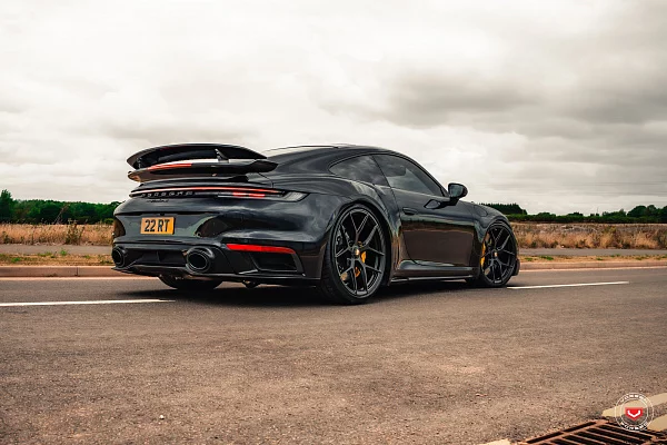 Фото дисков Vossen S21-01 Черный сатин на Porsche 911 VIII